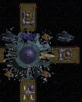 Starbase under attack
