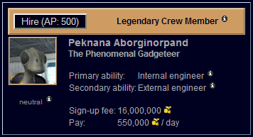 Legendary Crew Member